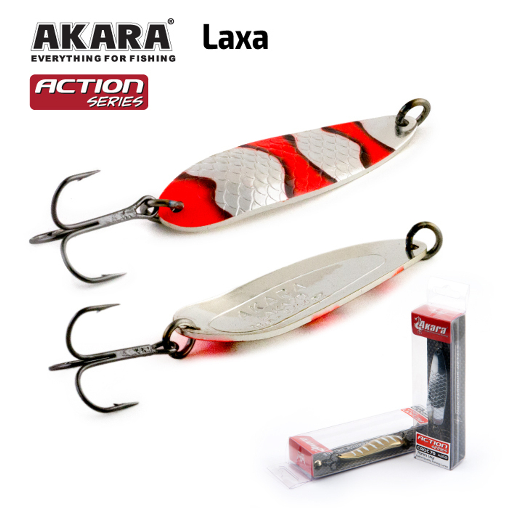 Блесна колебалка Akara Action Series Laxa 60 17 гр. 7/13 oz. AB97