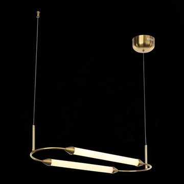 SL6004.313.02 Подвес ST-Luce Латунь/Белый LED 2*10W 3000K OLBIA