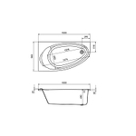 Акриловая ванна Roca Corfu 160x90 L 248573000 без гидромассажа