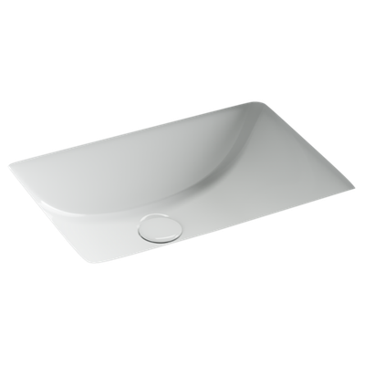 Раковина встраиваемая снизу Ceramicanova Era, с отверстием слива - перелива 515x380x195 мм, белый, арт.CN15001