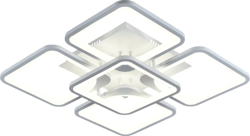 Люстра MX10005/4+1, белая, 169W, LM8000, 540*540*120 мм