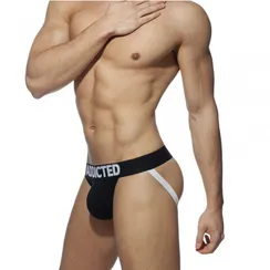 Мужские трусы джоки черные Addicted AD4011-2