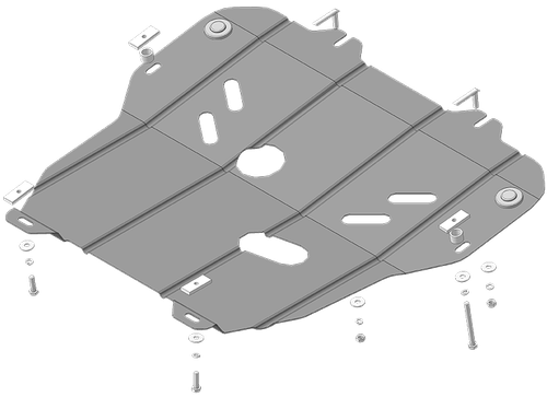 Усиленная защита Motodor картера двигателя, кпп. 2 мм, сталь. для Opel Zafira 2008-2011,Opel Zafira 2005-2008,Opel Astra H 2004-2010,Opel Astra Family 2010-2014,Opel Astra G 1998-2005,Chevrolet Viva 2003-2008 арт.01521