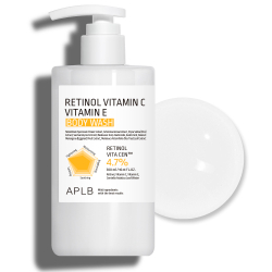 APLB Retinol Vitamin C Vitamin E Body Wash гель для душа с ретинолом и витамином С