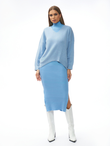 Женский джемпер голубой