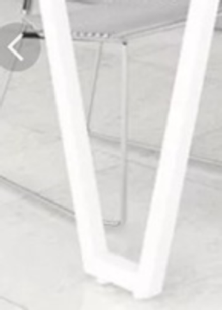 Подстолье V - образное 1100* для барной стойки, цвет белый муар.