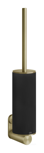 Ёршик Gessi 316, настенный, ⌀76хh452 мм, цвет Black/Brass Brushed PVD