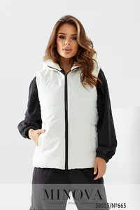 Жилет 665-молочный Minova