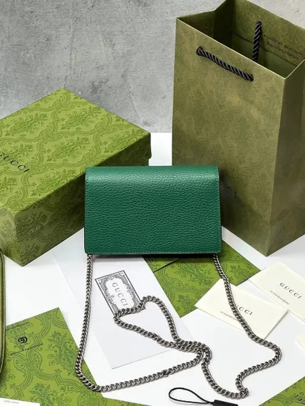Сумка Gucci Dionysus GG Super Mini зеленый