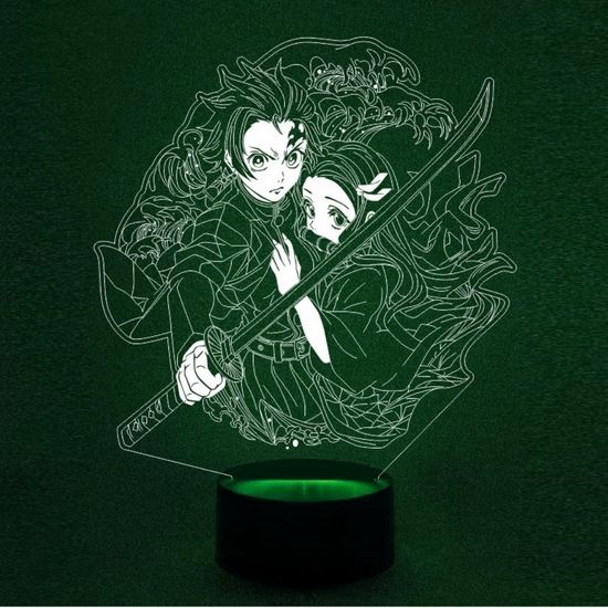 3D лампа Demon Slayer  Клинок рассекающий демонов