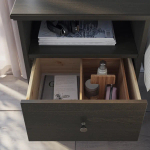 Тумба прикроватная - IKEA IDANAS/IDANÄS, 47x40 см, темно-коричневый ИДАНЭС ИКЕА