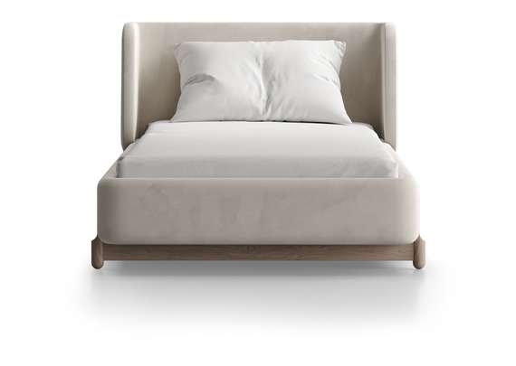 Кровать Basic спальное место 90*200 см (молочный, антивандальная)