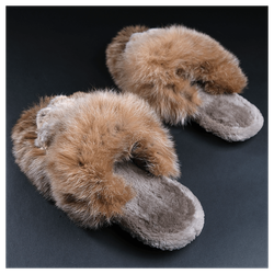Тапки из меха «Рысянки - Подкрадушки»