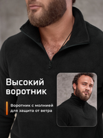 Комплект термобелья мужского LEGENDA Флис черный