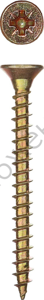 ЗУБР СУ-Ж 40 х 4.0 мм, желтый цинк, универсальный саморез, 35 шт (300396-40-040)