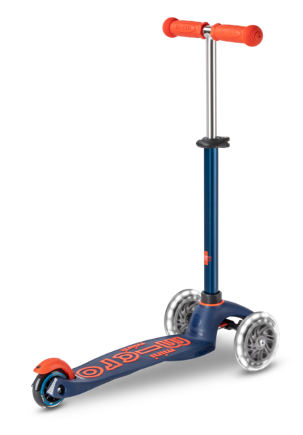 Самокат Mini Micro Deluxe LED Темно-синий