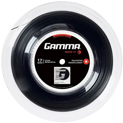 Теннисные струны Gamma MOTO (100 m) - black