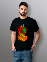 Футболка Рычащий дракон