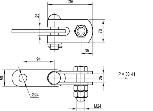 Узел анкеровки 156