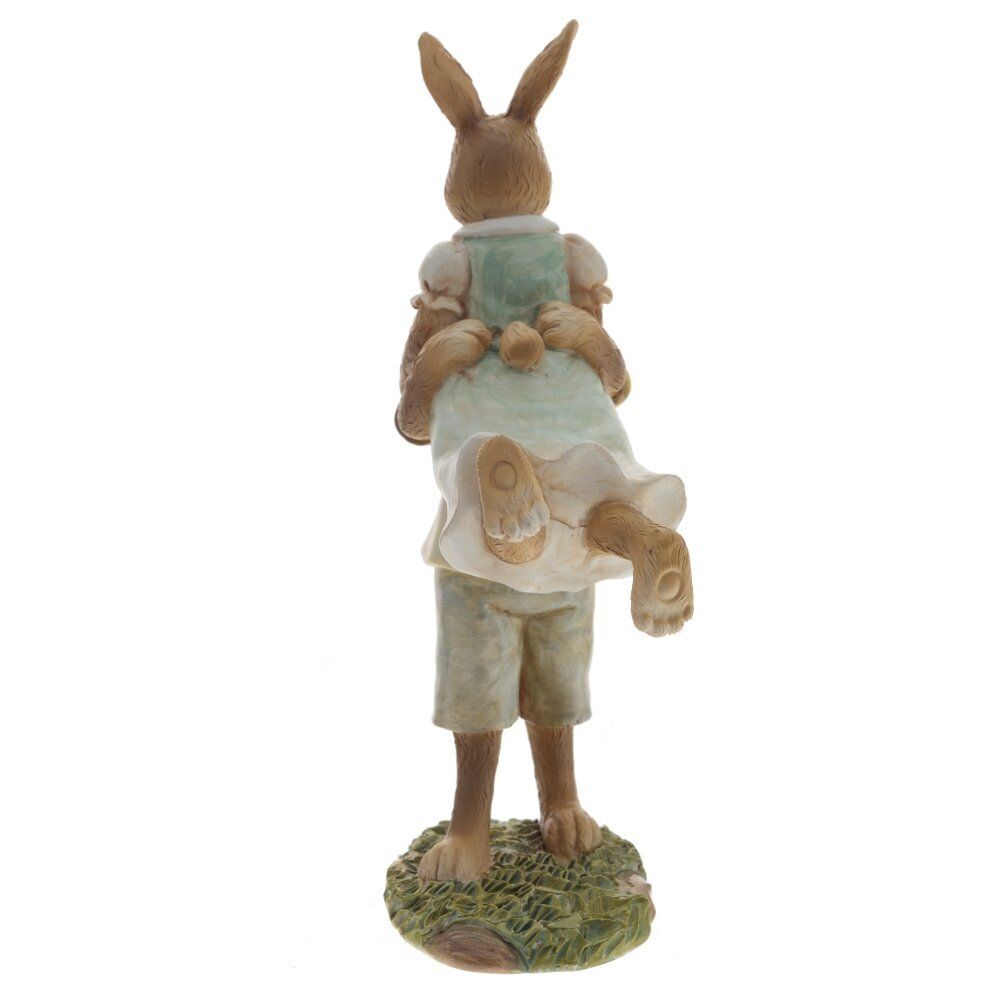 GAEM Фигурка декоративная "Зайцы", L13 W5,5 H18 см