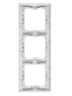 Розетки с заземлением 3 шт + рамка 3 поста Legrand valena 220В, 16А,цвет белый
