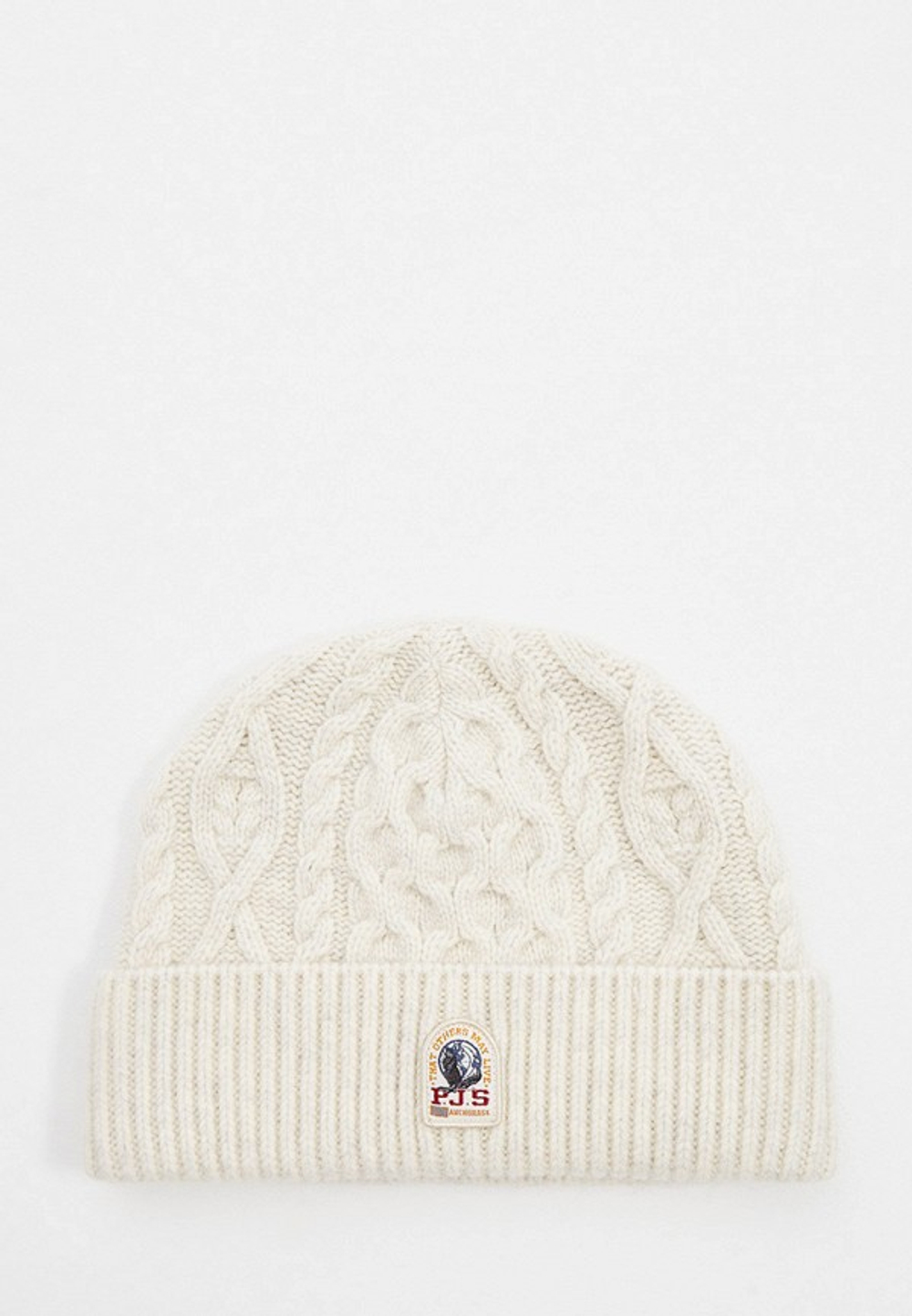 Шапка Parajumpers ARAN HAT 738 молочный