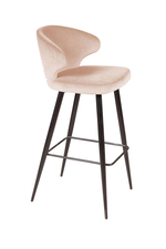 Стул барный Richard, бархат бежевый 5