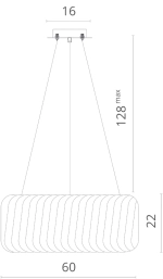 Подвесная люстра Divinare MEGAN 7568/02 LM-9