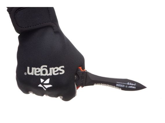 Перчатки Sargan Агидель 1,5 мм черные