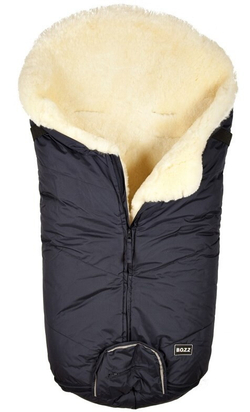 Конверт Bozz из стриженой овчины 60-154-2 черный\натуральный