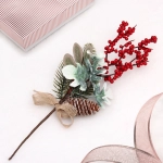 Ветка хвойная «Волшебство ночи» 30 см