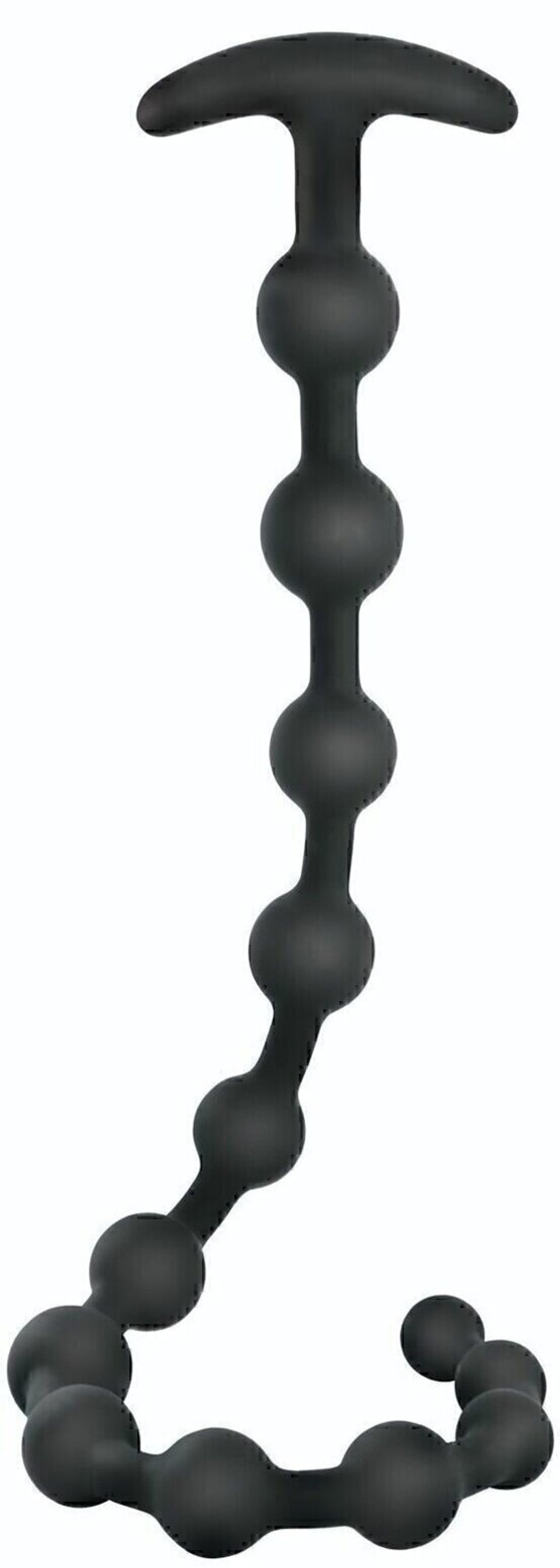 Черные анальные бусы Anal beads - 50 см. (Цвет: черный)