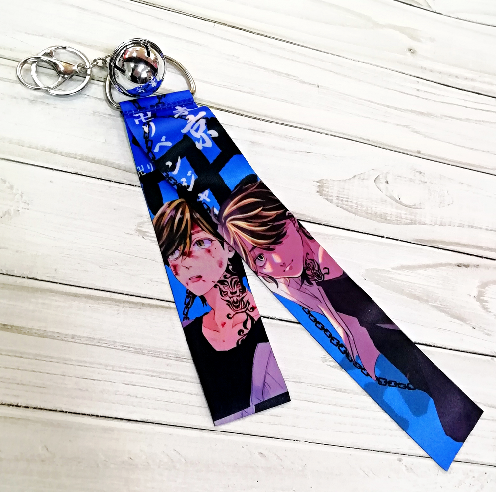 Тканевые брелоки с бубенчиками аниме "Токийские мстители" - Казутора