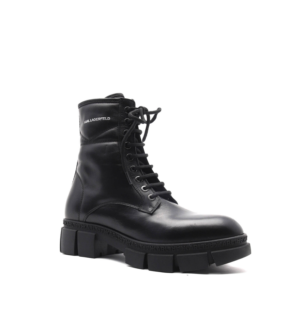 Кожаные ботильоны aria Karl Lagerfeld - черный(KL43250)