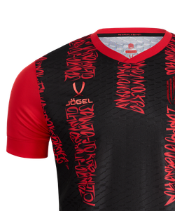 Футболка игровая JOGEL AMKAL PerFormDRY Jersey, черный/красный