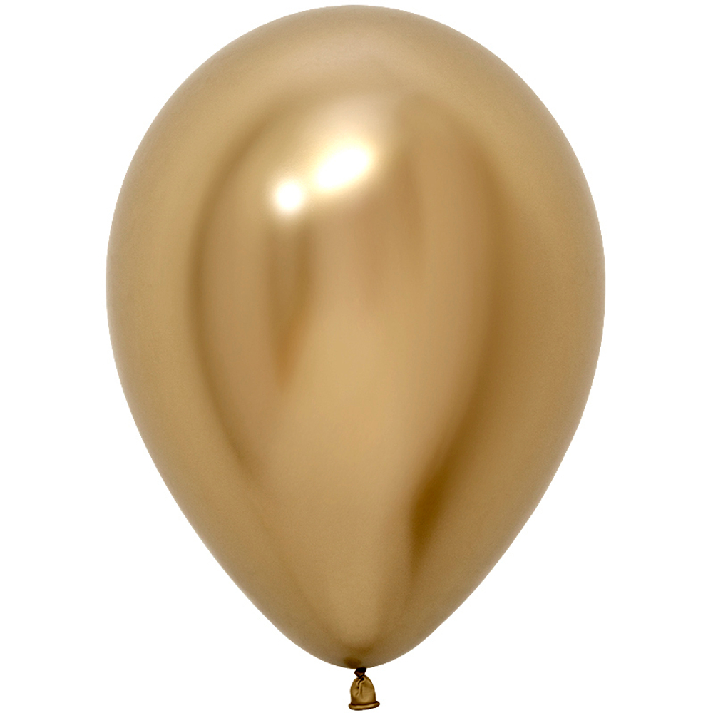 Шар (12''/30 см) Reflex, Зеркальный блеск, Золото (970), хром