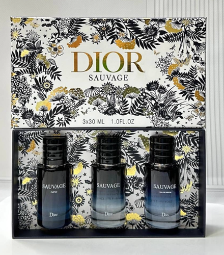 Набор парфюмерии Christian Dior Sauvage 3*30 мл (duty free парфюмерия)