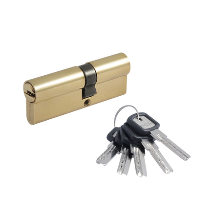 Цилиндровый механизм Нора-М ЛПУ-80 (45-35), ключ/ключ, золото