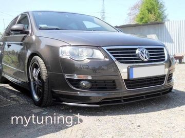 Сплитер переднего бампера VOTEX для VW Passat B6