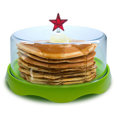 Тортовница подарочная merry tray средняя зеленая