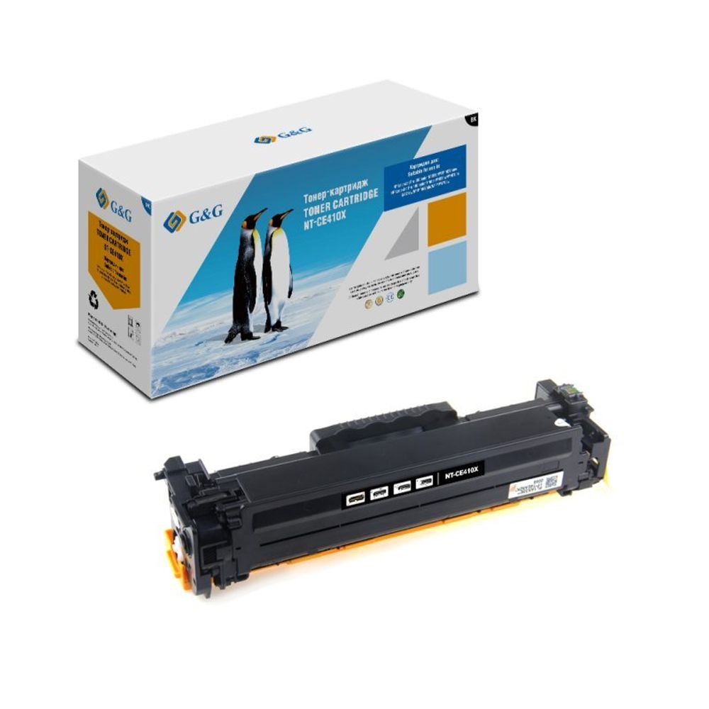 Картридж G&amp;G аналог HP CE410X для LaserJet M351/M375/M451/M475 черный 4k с чипом