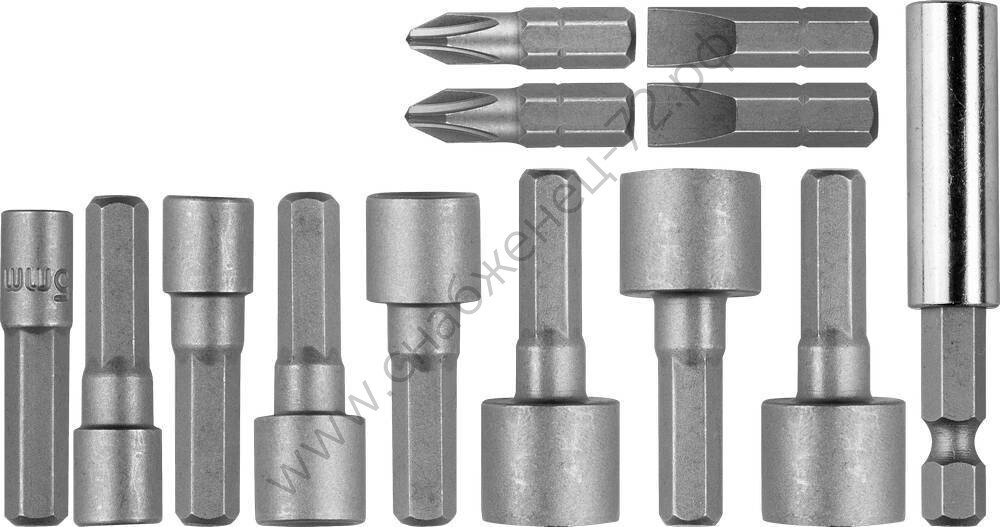 STAYER 13 шт, Набор бит и торцевых головок (2611-H13)