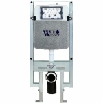 Унитаз с инсталляцией WeltWasser AMBERG 497 ST + KEHLBACH 004 GL-WT + AMBERG RD-BL