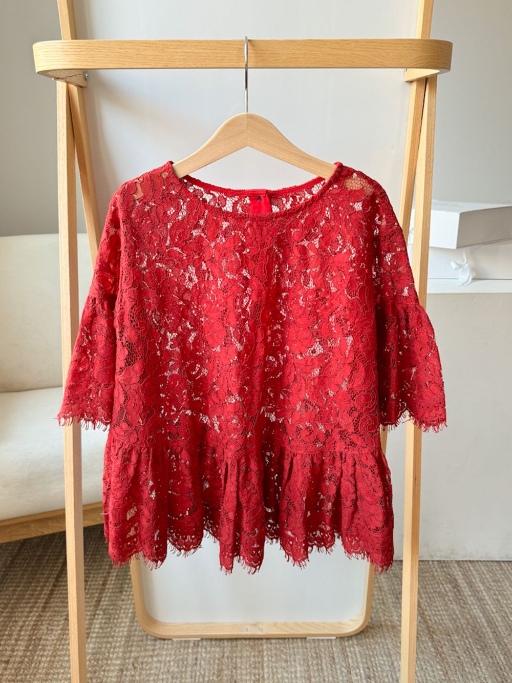 Кружевная блузка, 128