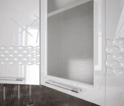 Модульный кухонный гарнитур «Капля» 3300 (баклажан), ЛДСП, ДСВ Мебель