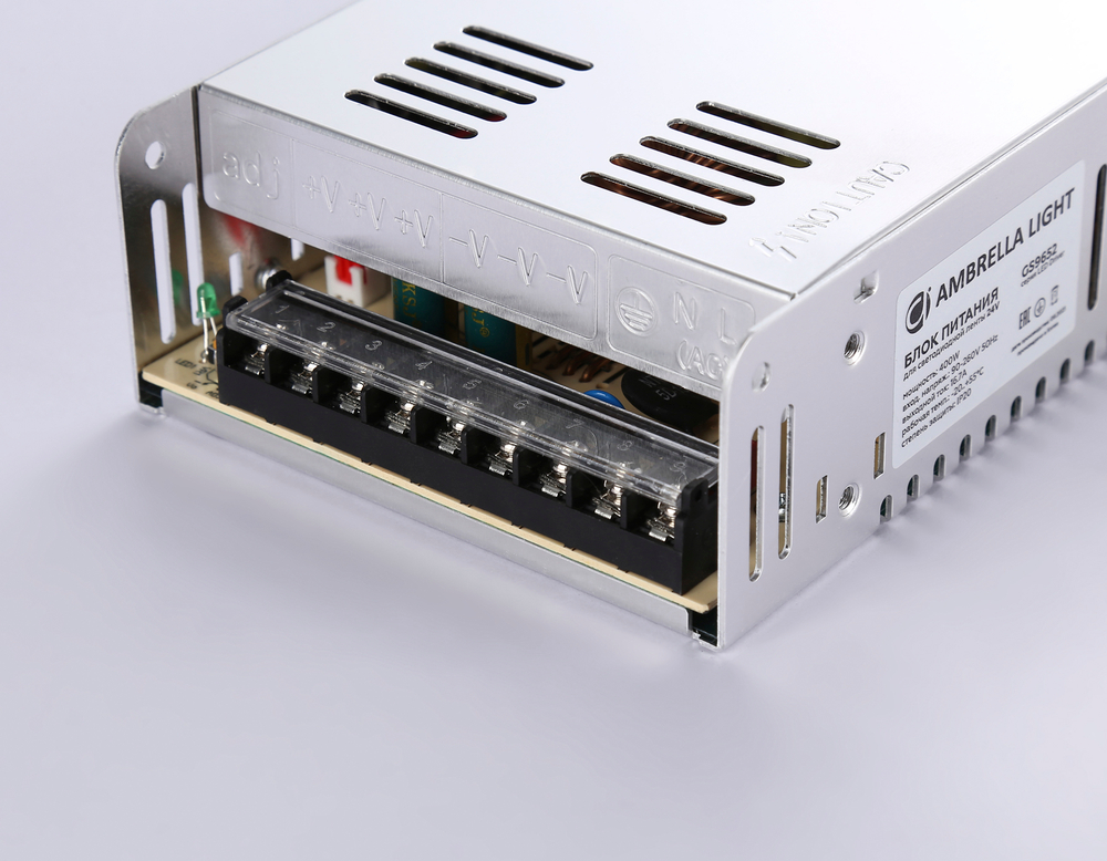 GS9652 блок питания 24V 400W 16.7A IP20 90-260V 215*115*50