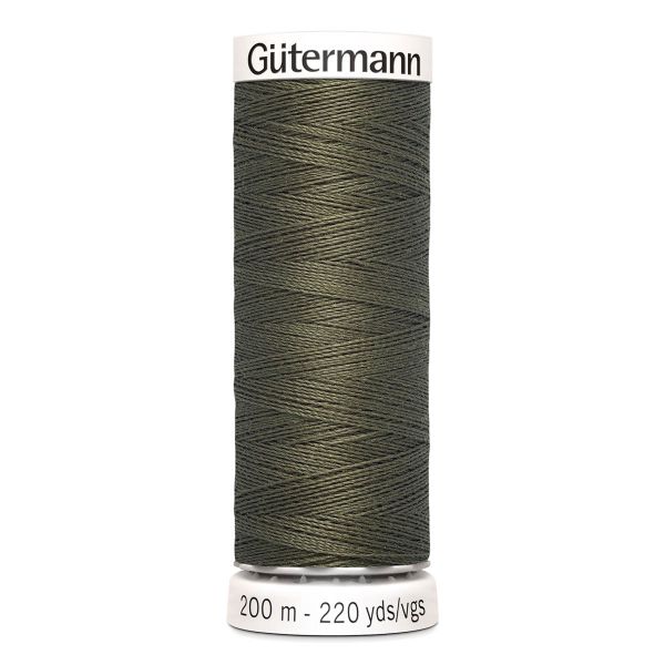 Нитки универсальные Gutermann Sew-all 100 (200 метров), 5 кат. | 676 св.хаки