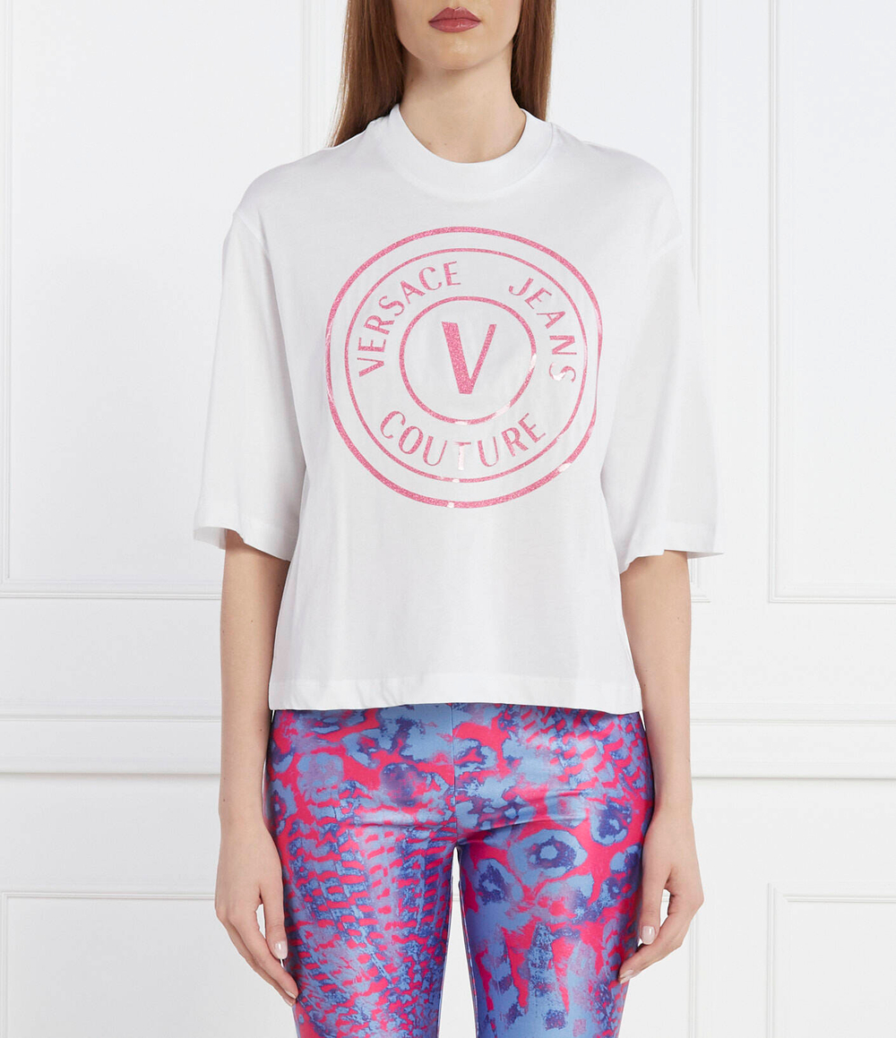 Футболка Versace Jeans Couture - белый(76HAHG05CJ00G)