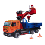 Конструктор пластмассовый 146эл. Спецтехника "Камаз с краном и люлькой" 50009-KK (Город мастеров)