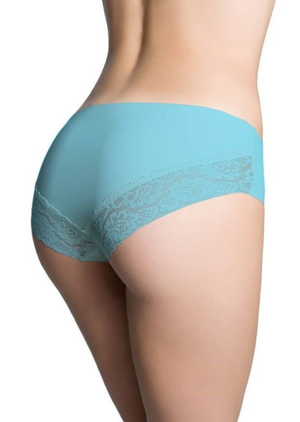 Трусики-слипы с кружевом Cheekie (Размер: M) (Цвет: черный)